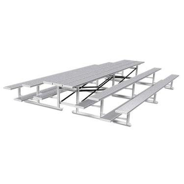 Bleacher - 15 ft. (3 Row - Single Foot Plank) - Back-To-Back